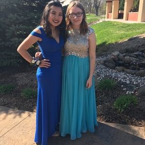 Royal blue prom dress‼️